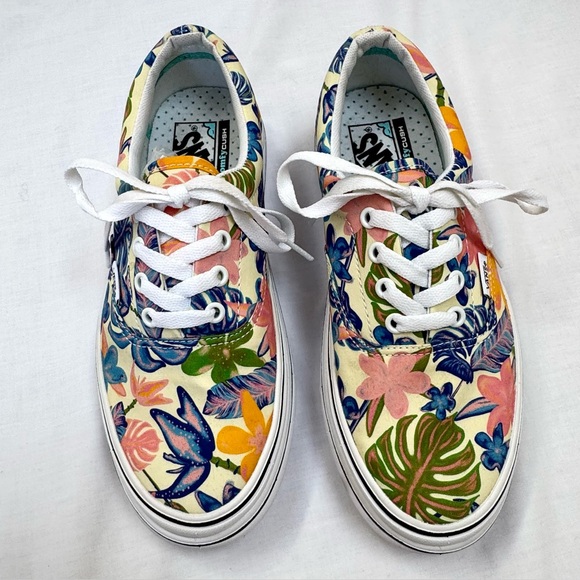 Vans Tropicali Super ComfyCush Era Unisex Mellow Yellow True White Unworn EUC - Picture 5 of 9